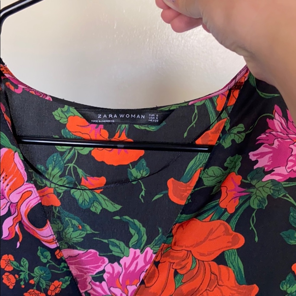 Zara floral dress
